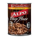 ALPO Wet&nbsp;Chop House&nbsp;beef tenderloin flavor dog food in gourmet gravy Full-Size Picture
